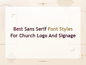 Modern Church Sans Serif Fonts for Logos and Signage